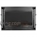Golden Vantage Black Wall Mount Tempered Glass 3D Flame Effect Electric Fireplace w/ Remote Control - B014I71LU8
